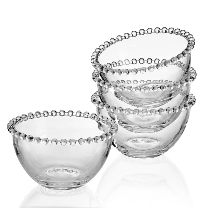 Fitz And Floyd Beaded Set Of 4 Individual Bowls