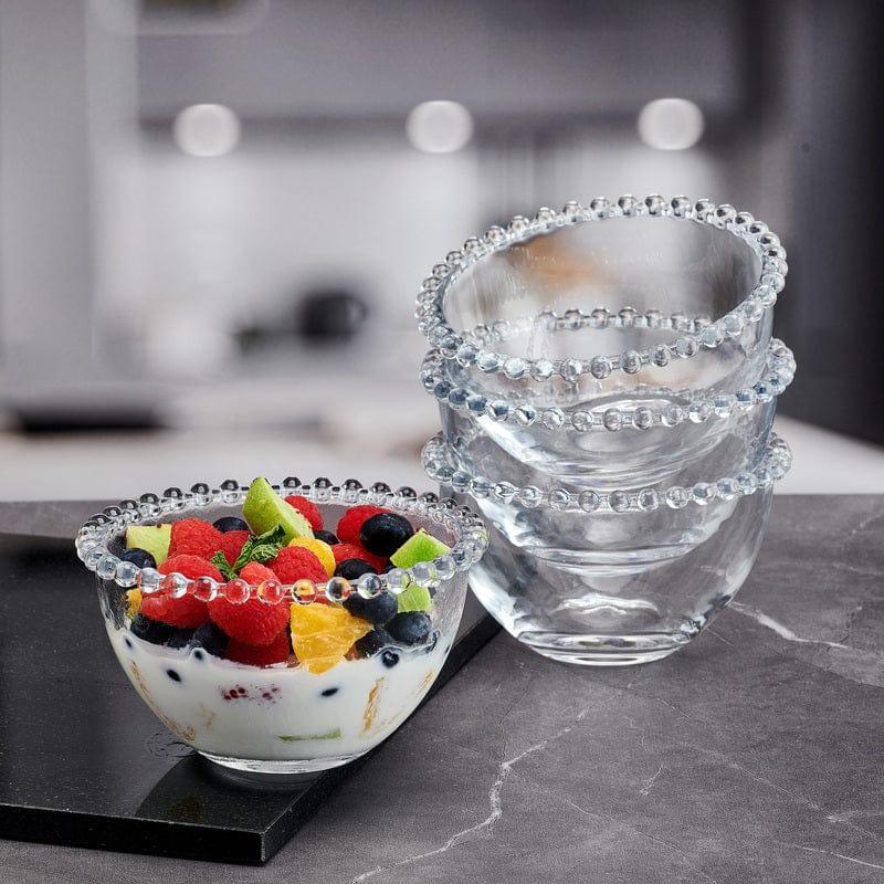 Fitz And Floyd Beaded Set Of 4 Individual Bowls