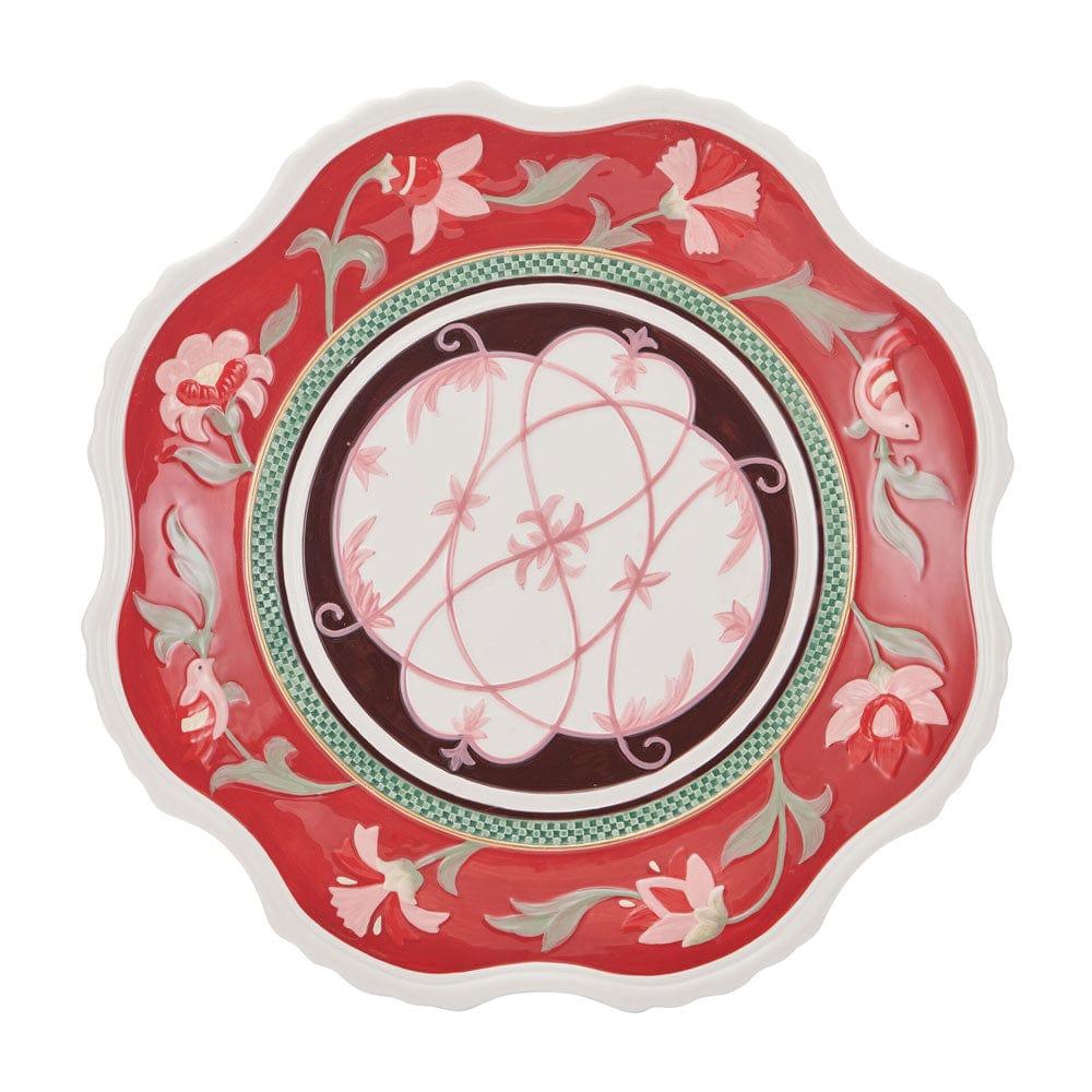 Fitz And Floyd Chalet Round Platter 15 IN