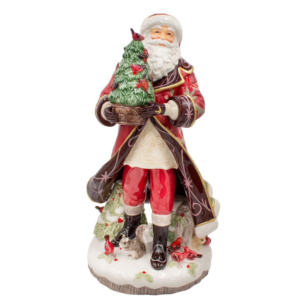 Fitz And Floyd Chalet Santa Figurine 19.5 IN