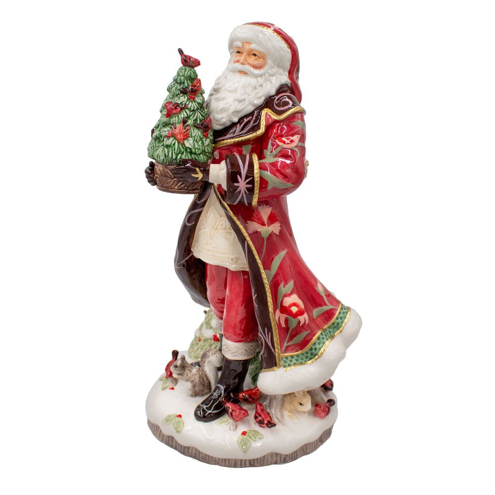 Fitz And Floyd Chalet Santa Figurine 19.5 IN