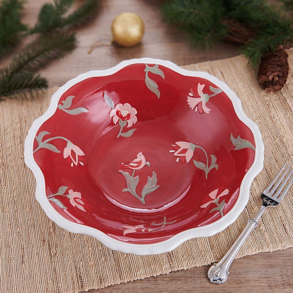 fitz and floyd Chalet Vegetable Serve Bowl