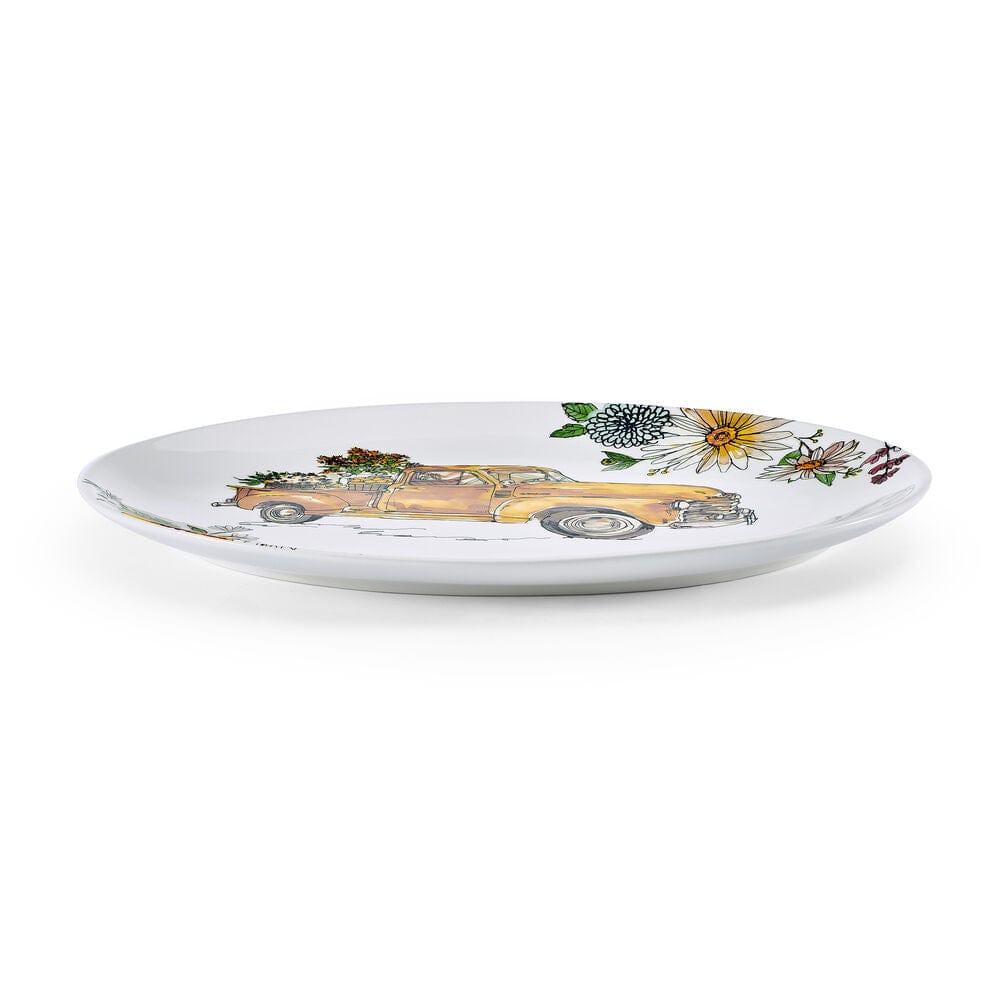 Fitz And Floyd Emi's Garden Platter 14 IN