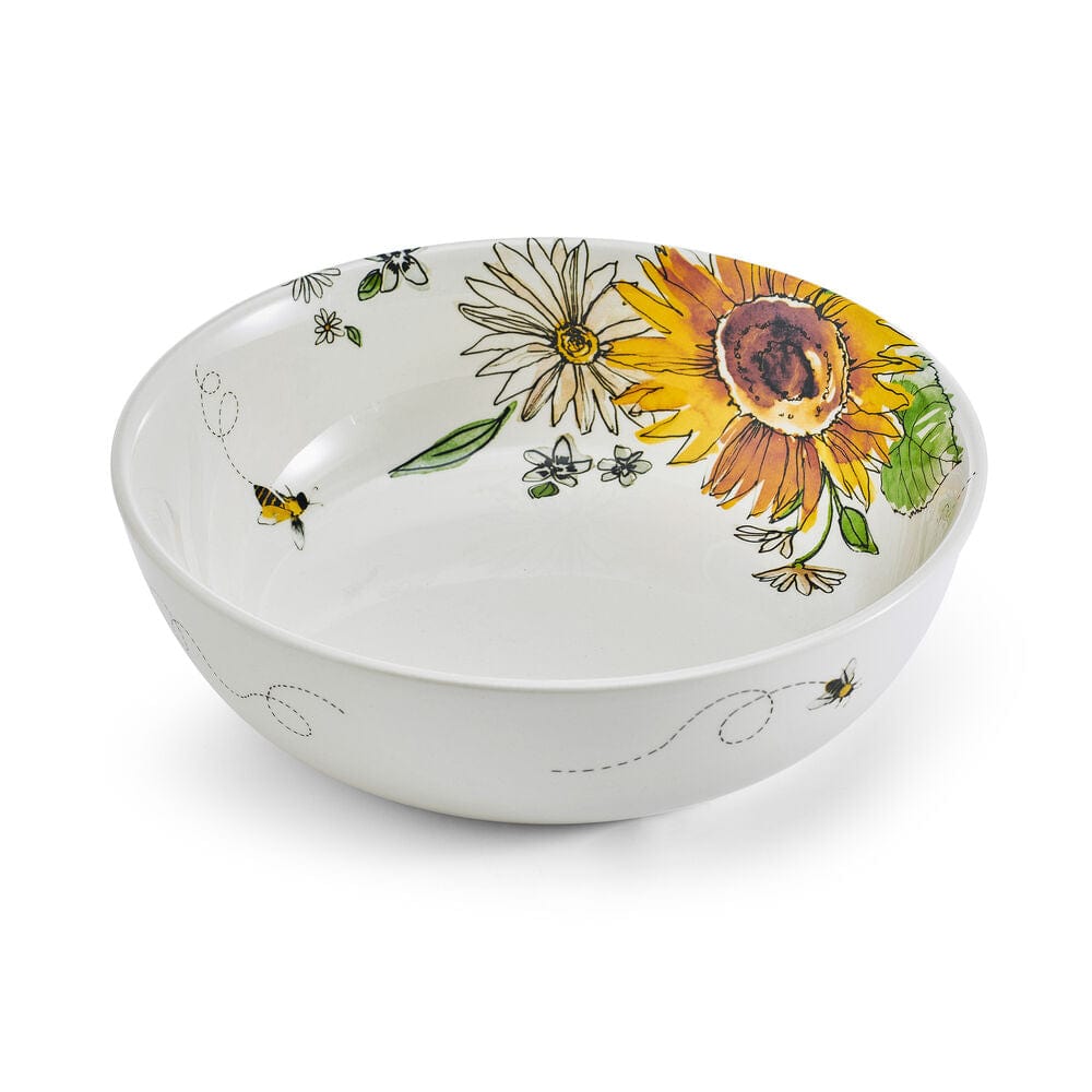 Fitz And Floyd Emi's Garden Set Of 2 Serving Bowls