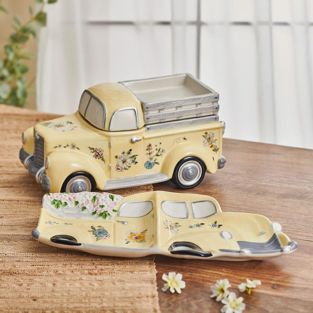 Fitz And Floyd Emi's Garden Truck Divided Server