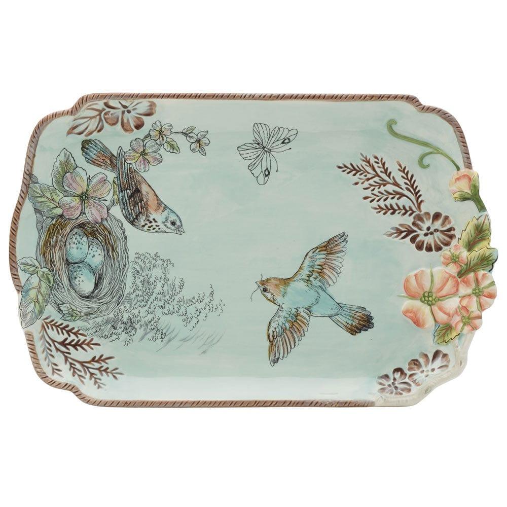 Fitz And Floyd English Garden Serving Platter