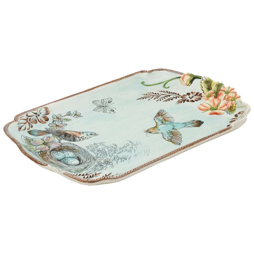 Fitz And Floyd English Garden Serving Platter
