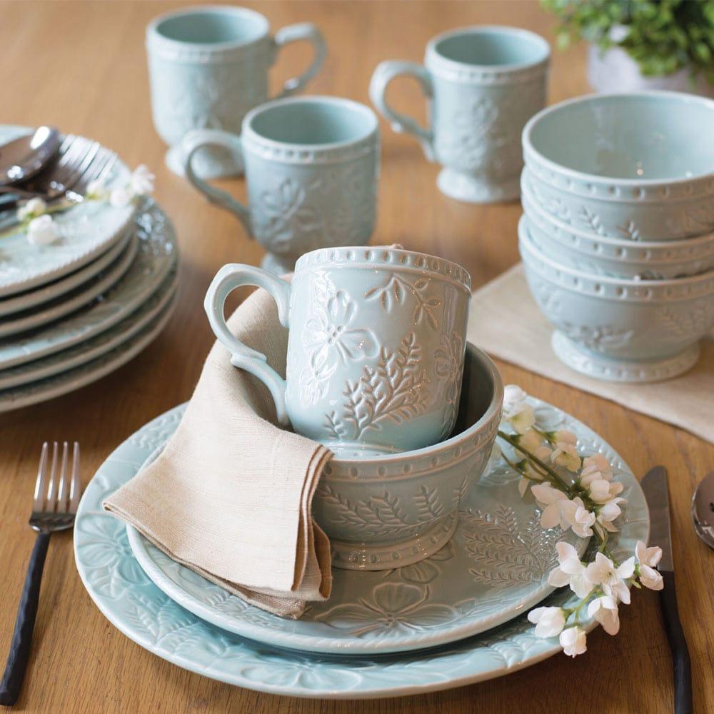 Fitz And Floyd English Garden Set Of 4 Mugs