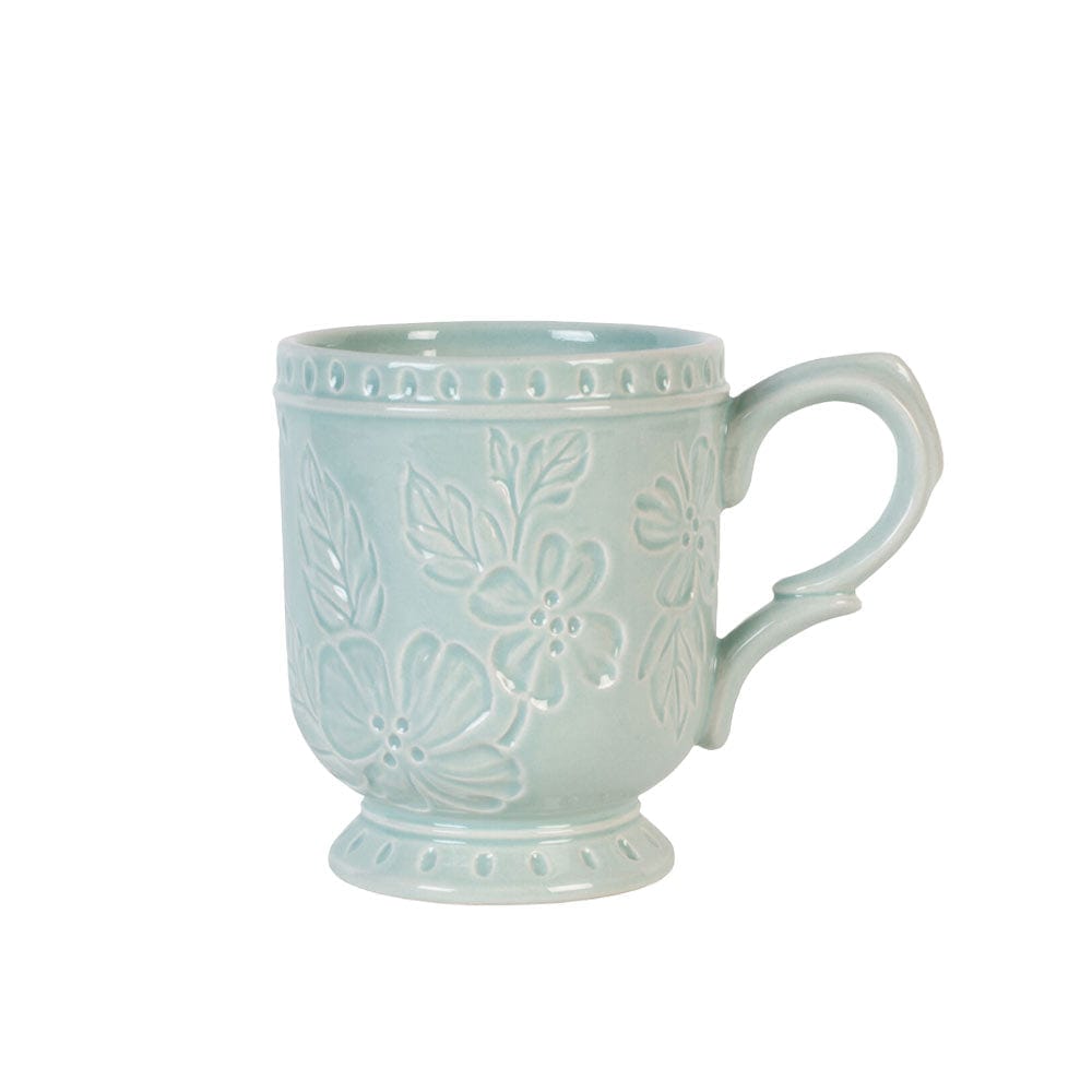 Fitz And Floyd English Garden Set Of 4 Mugs