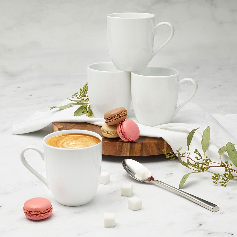 Fitz And Floyd Everyday White® Set Of 4 Mugs