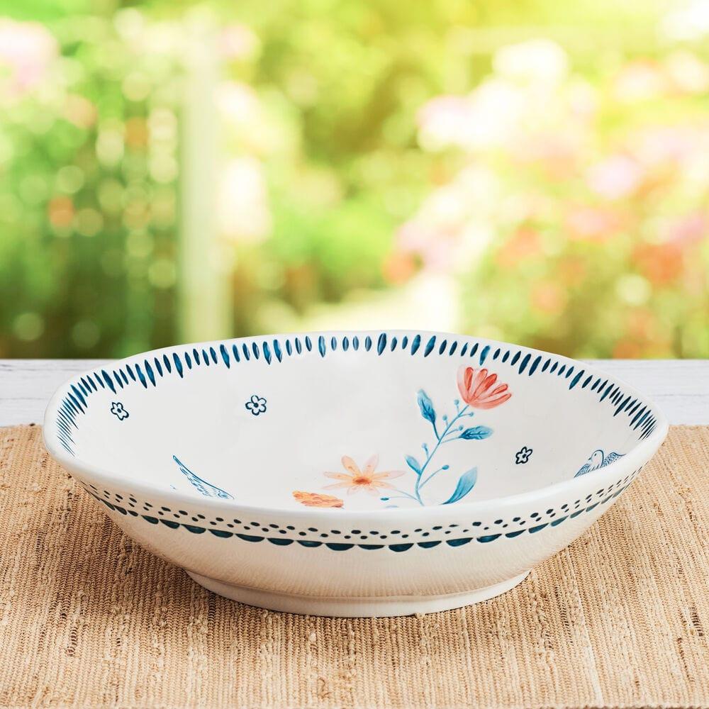 fitz and floyd Gracie Serving Bowl