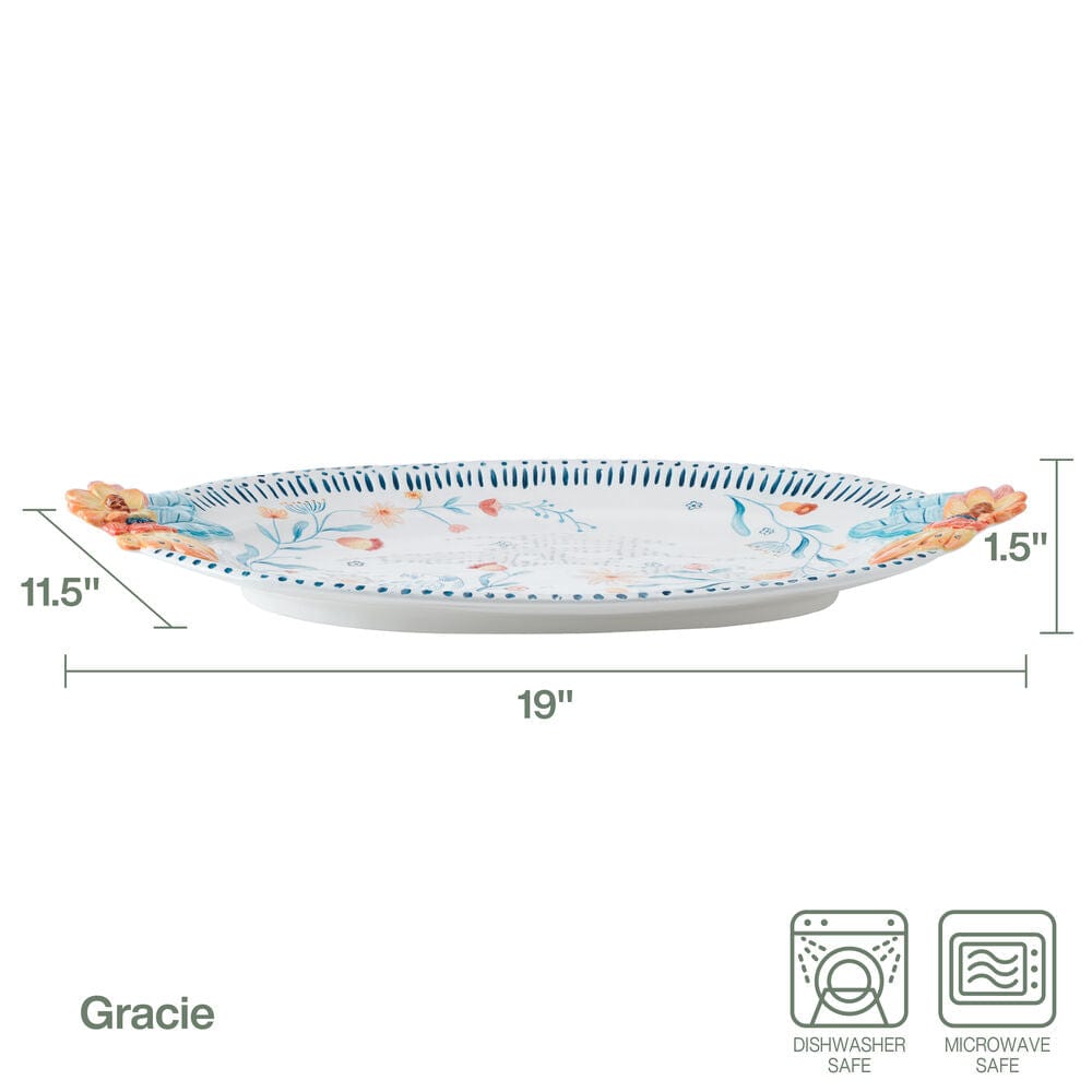 Fitz And Floyd Gracie Serving Platter