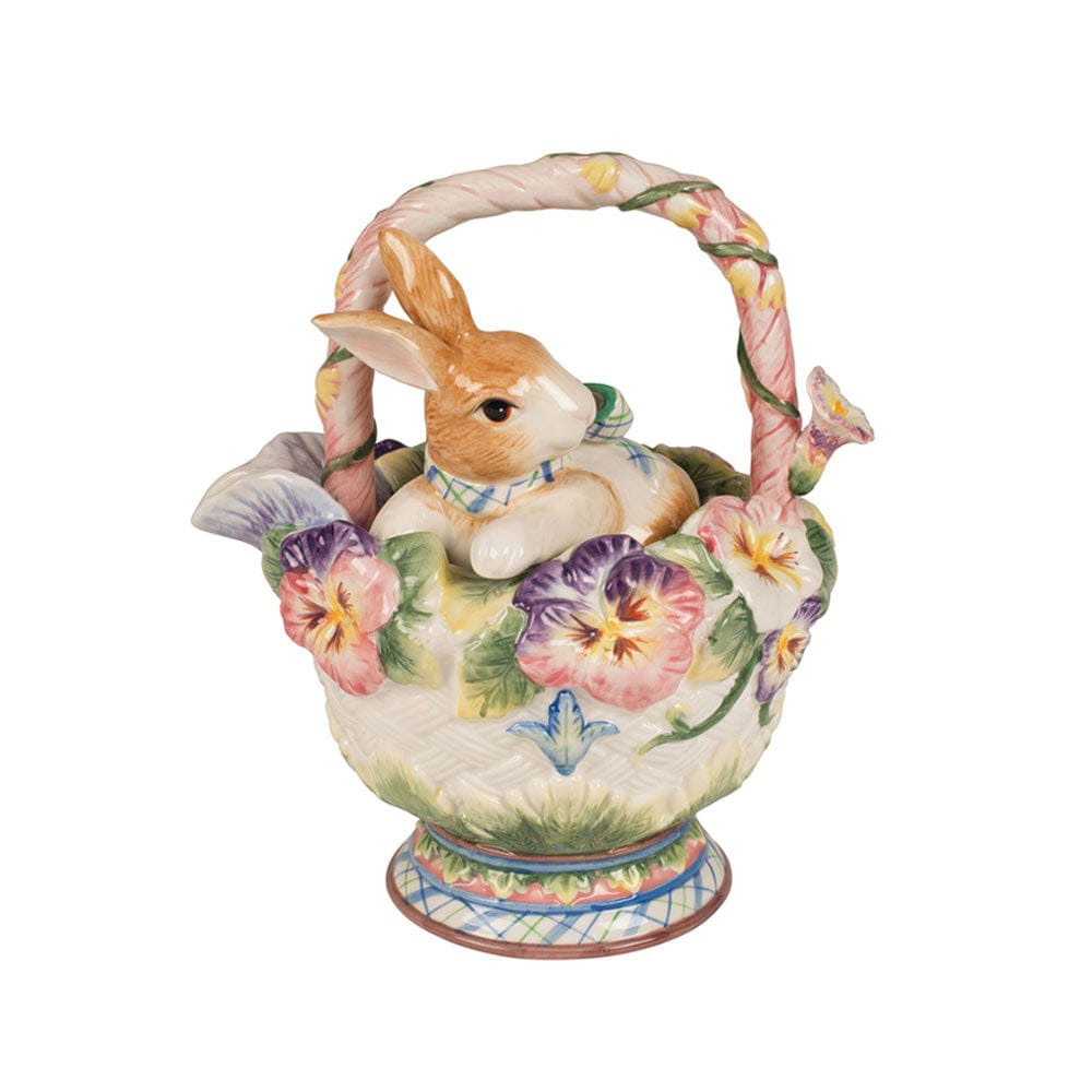 Fitz And Floyd Halcyon Rabbit Teapot