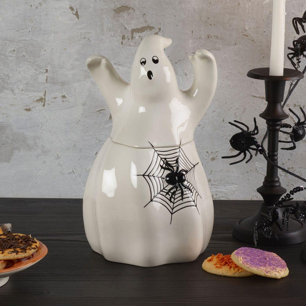fitz and floyd Halloween Hollow Ghost Cookie Jar