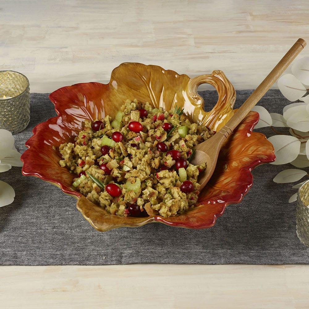 Fitz And Floyd Harvest Large Serving Bowl