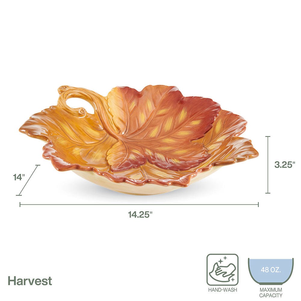 Fitz And Floyd Harvest Large Serving Bowl
