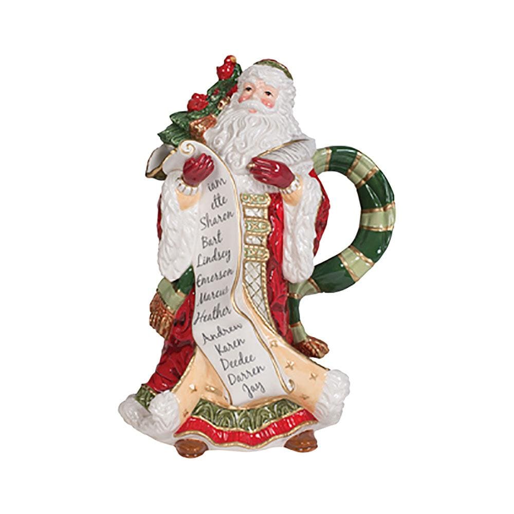 Fitz And Floyd Holiday Home Santa Pitcher