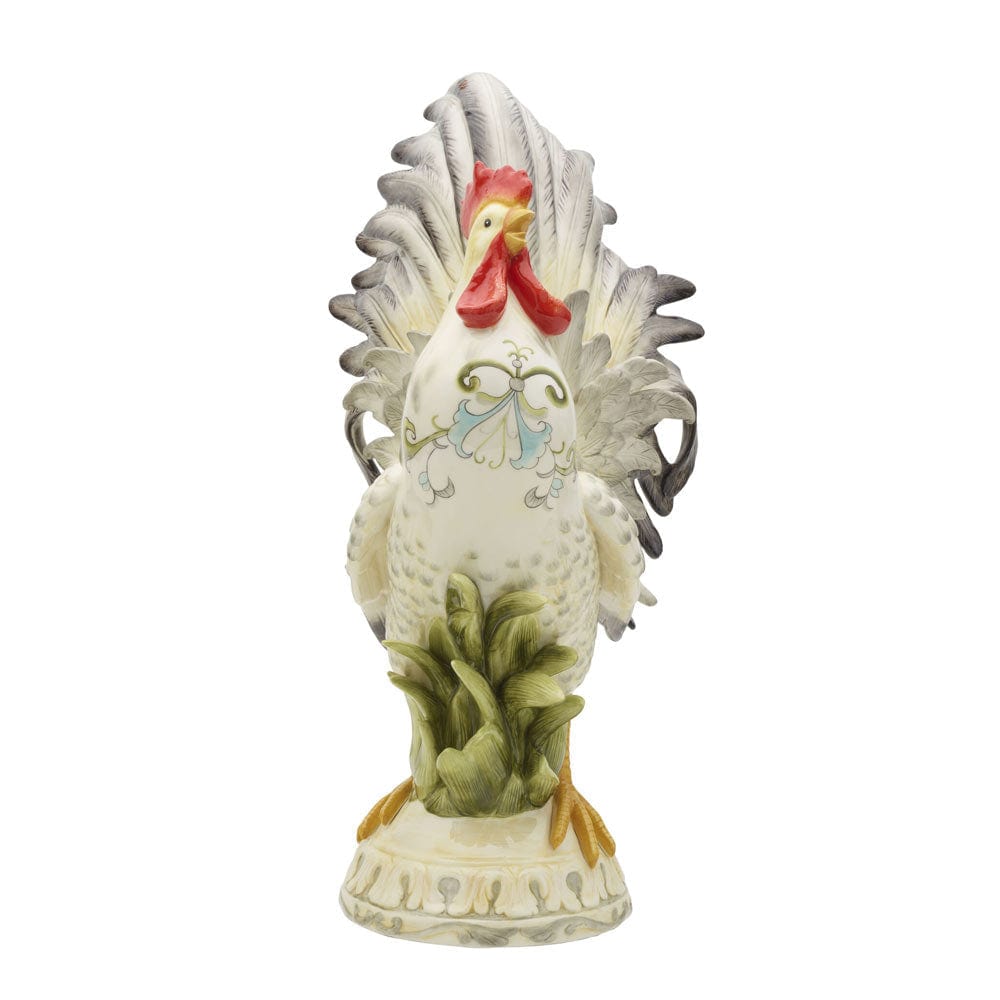 Fitz And Floyd Lantana Rooster Figurine 20.5 IN