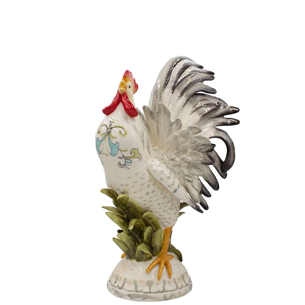 Fitz And Floyd Lantana Rooster Figurine 20.5 IN