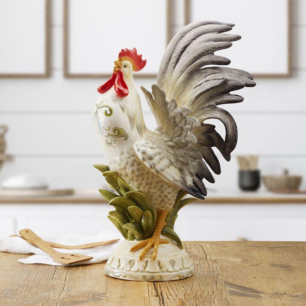 fitz and floyd Lantana Rooster Figurine 20.5 IN