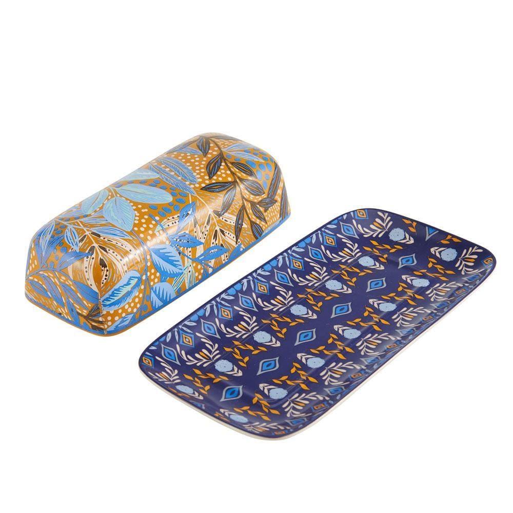 Fitz And Floyd Madeline Covered Butter Dish