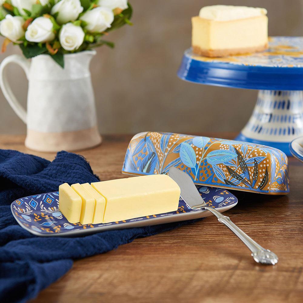 fitz and floyd Madeline Covered Butter Dish