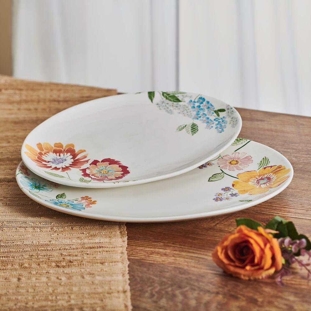 Fitz And Floyd Meadow Platter 14 IN