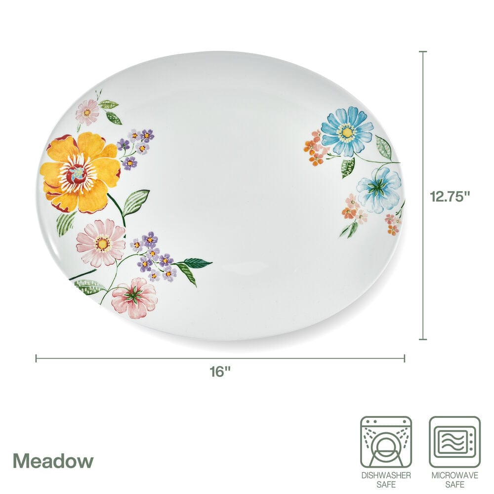Fitz And Floyd Meadow Platter 16 IN