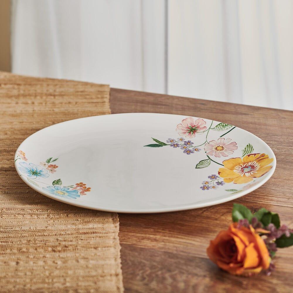 fitz and floyd Meadow Platter 16 IN