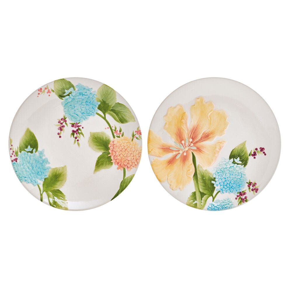 Fitz And Floyd Meadow Set Of 2 Salad Plates