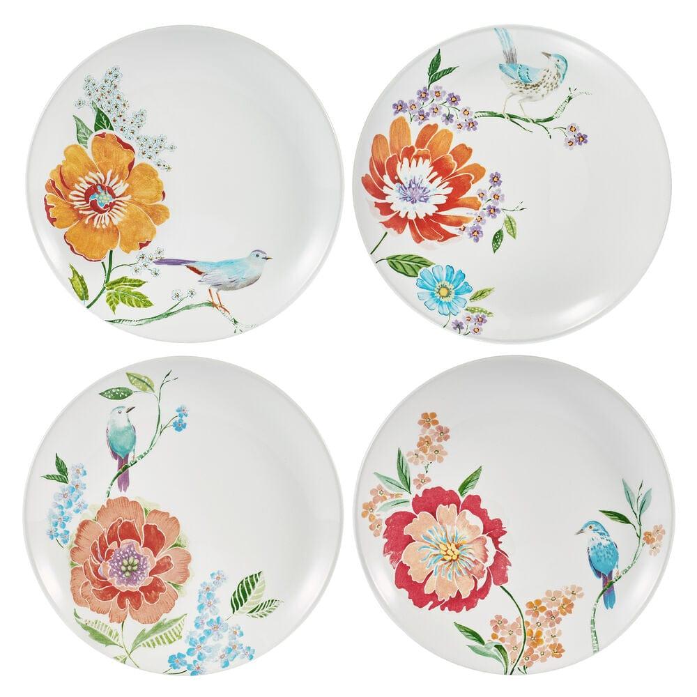 Fitz And Floyd Meadow Set Of 4 Salad Plates