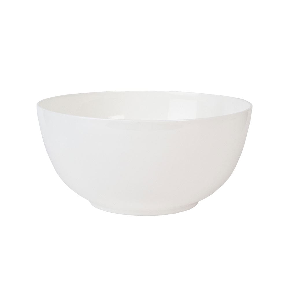 Fitz And Floyd Nevaeh White Deep Serving Bowl
