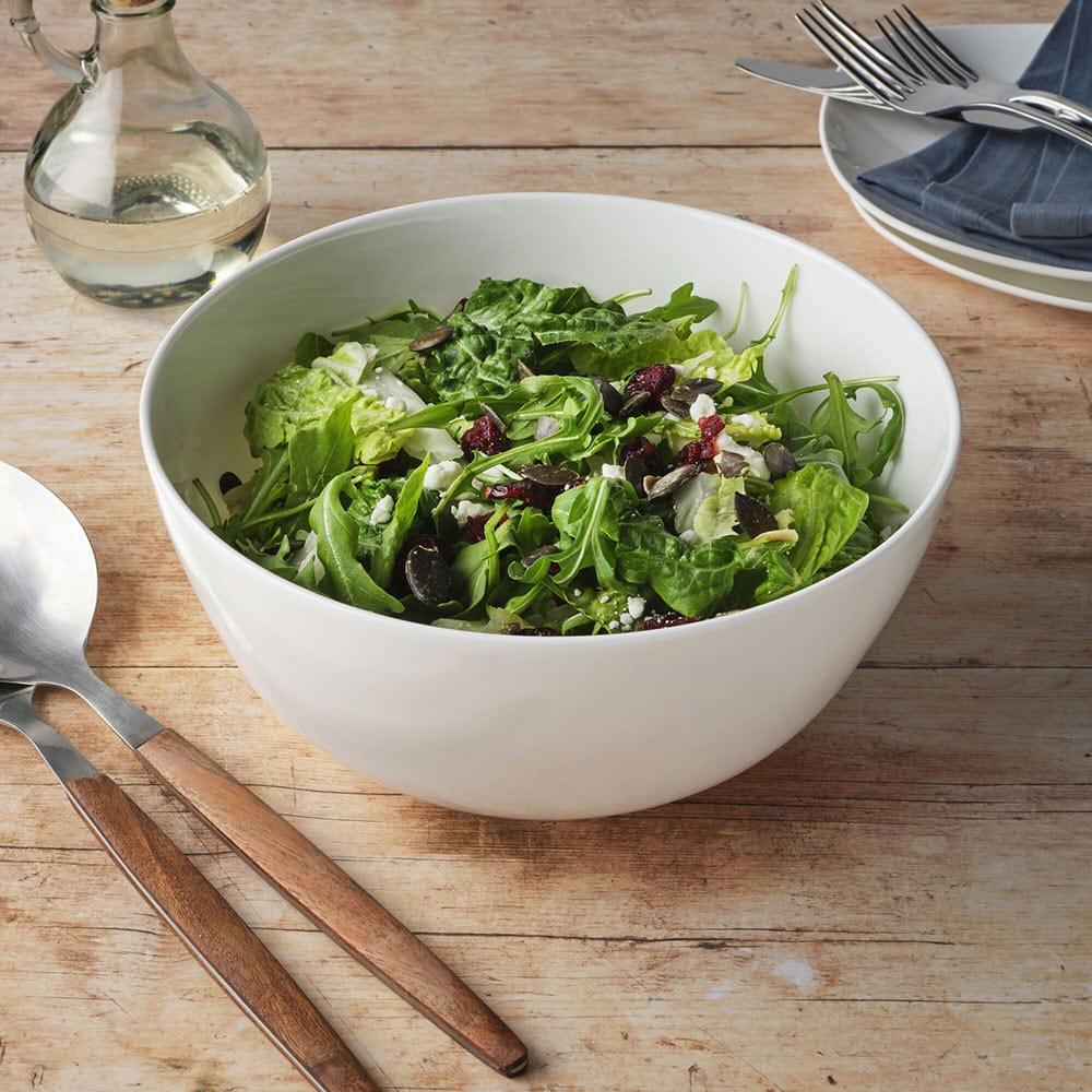 fitz and floyd Nevaeh White Deep Serving Bowl