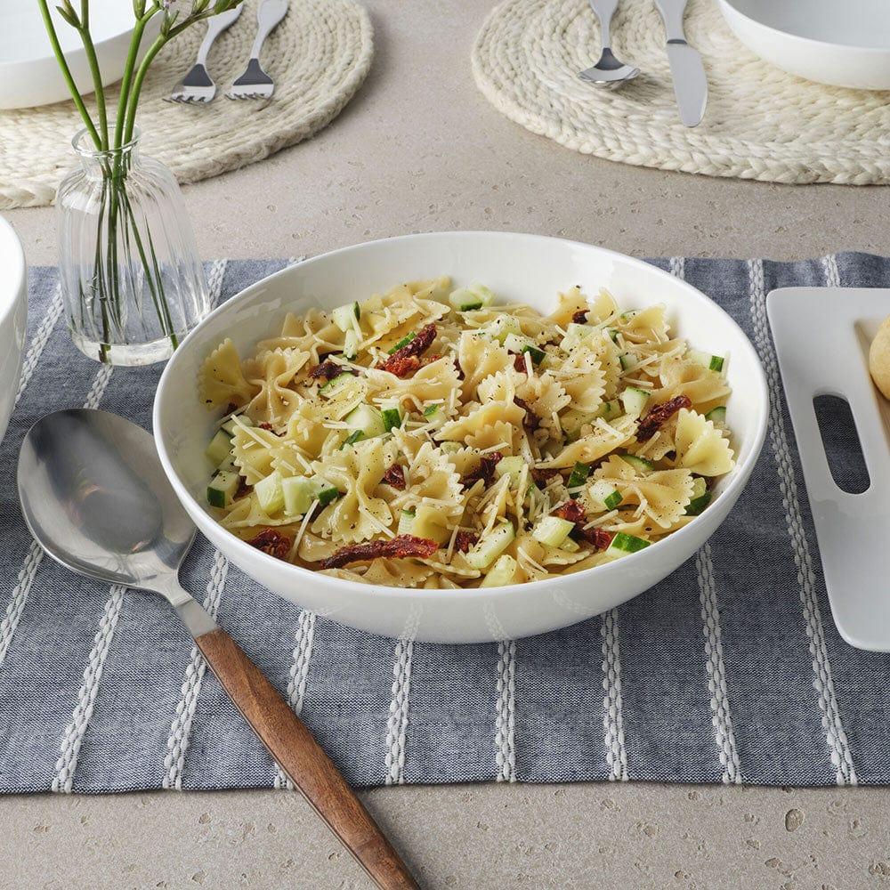 fitz and floyd Nevaeh White Vegetable Serving Bowl