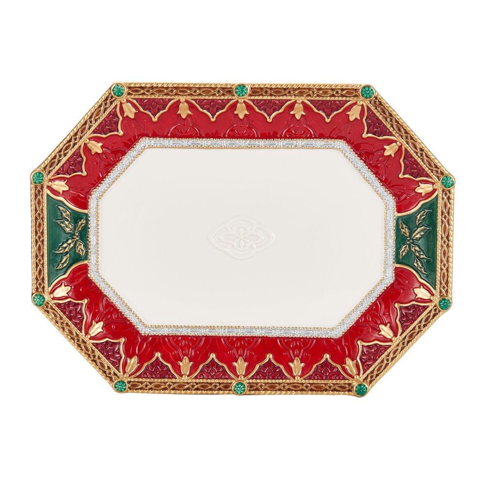 Fitz And Floyd Noel Holiday Platter 16 IN