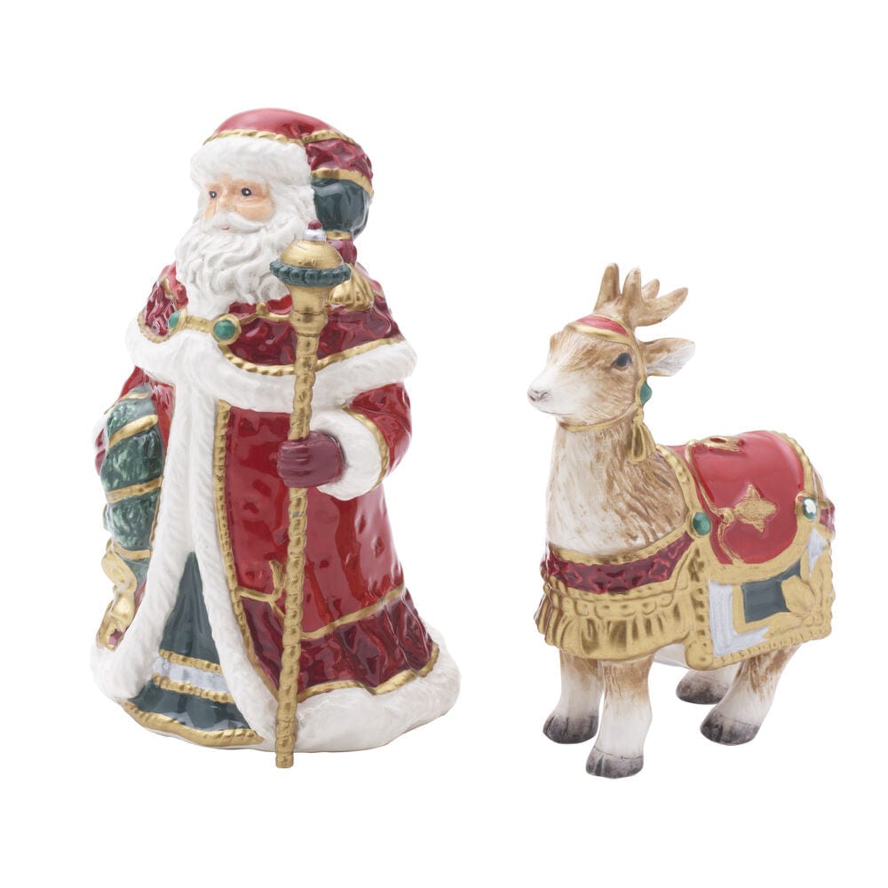 Fitz And Floyd Noel Holiday Salt And Pepper