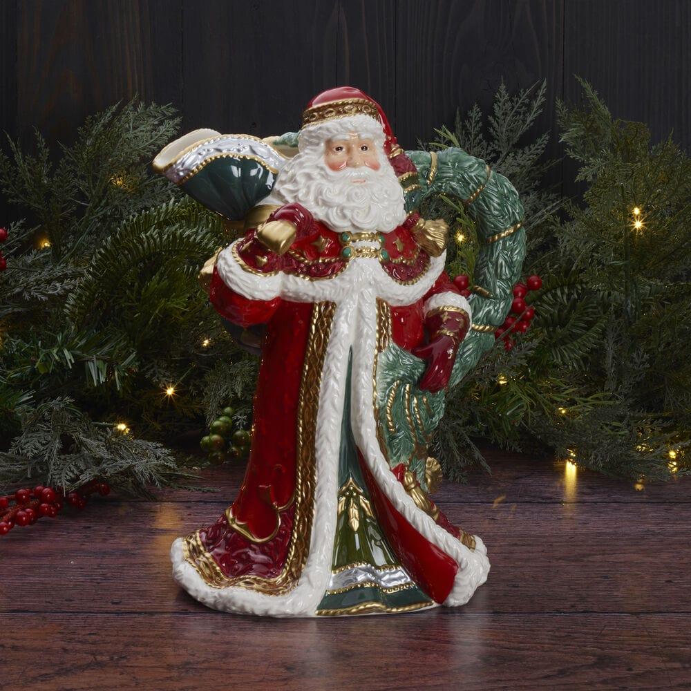 Fitz And Floyd Noel Holiday Santa Pitcher