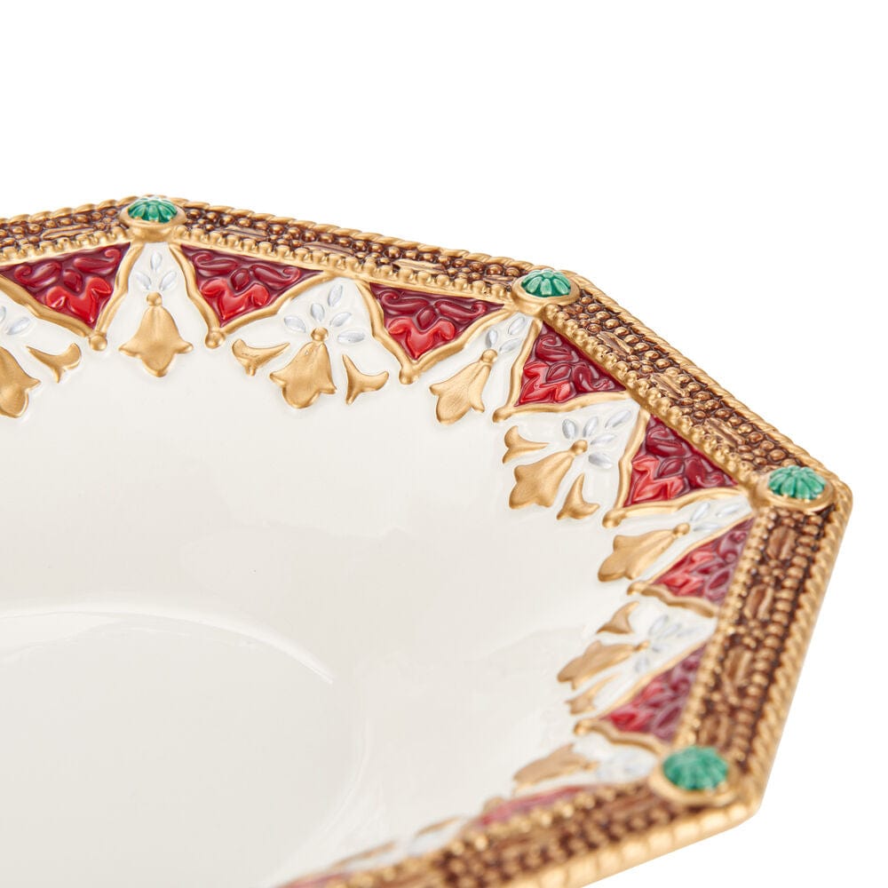 Fitz And Floyd Noel Holiday Serving Bowl