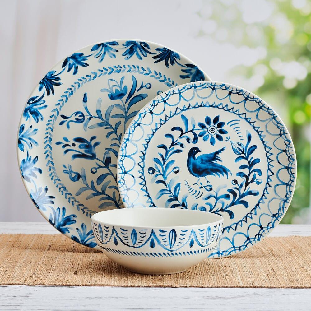 Fitz And Floyd Sicily Blue Salad Plate