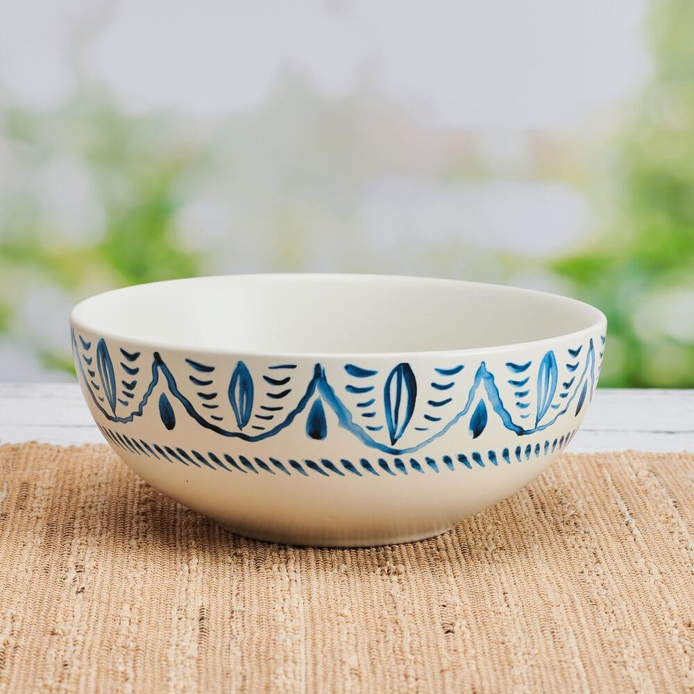 fitz and floyd Sicily Blue Soup Bowl