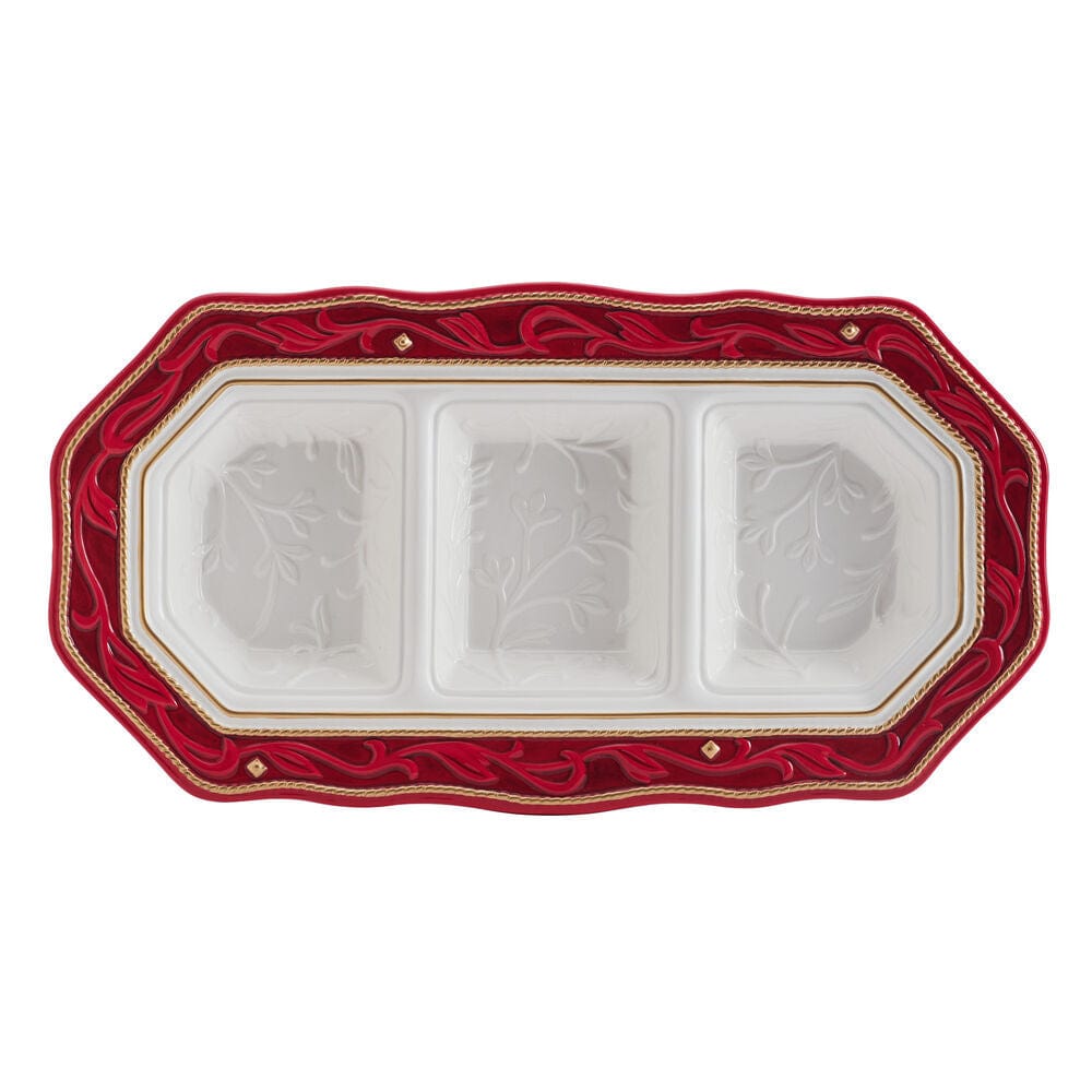 Fitz And Floyd Telluride Divided Serving Platter