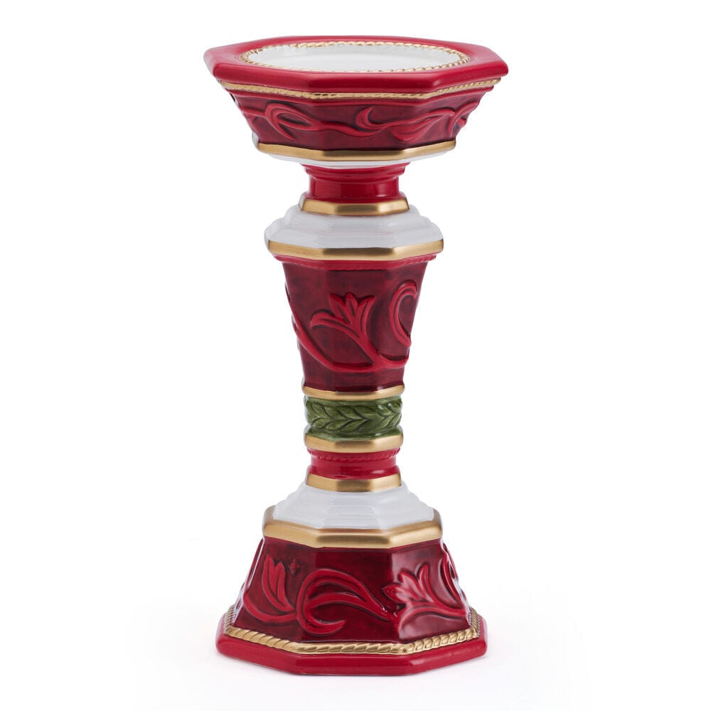 Fitz And Floyd Telluride Pillar Candleholder 10 IN