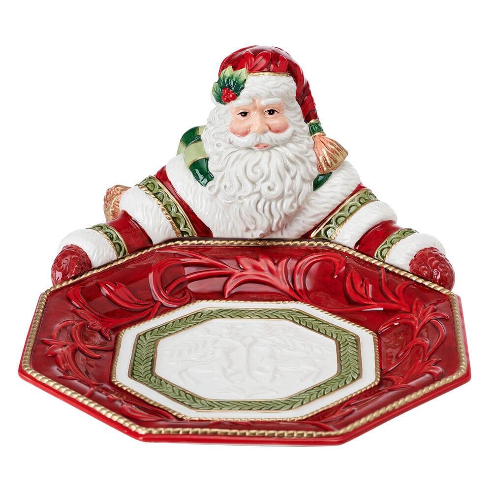 Fitz And Floyd Telluride Santa Serving Bowl