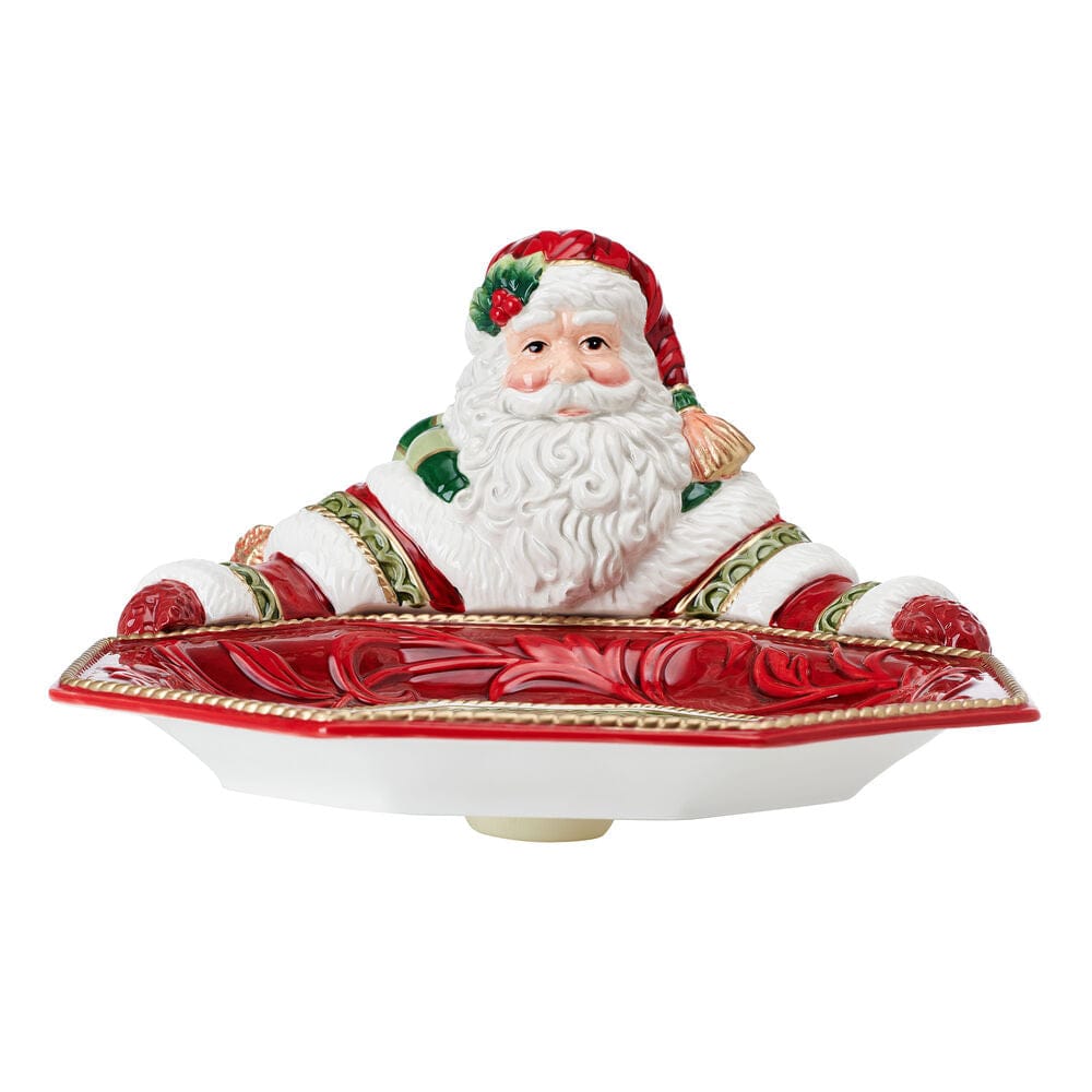 Fitz And Floyd Telluride Santa Serving Bowl