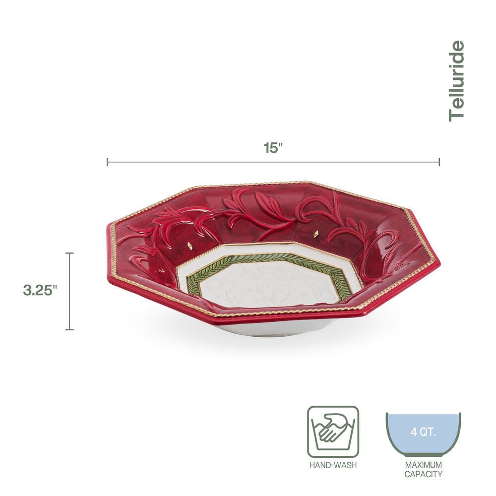 Fitz And Floyd Telluride Serving Bowl