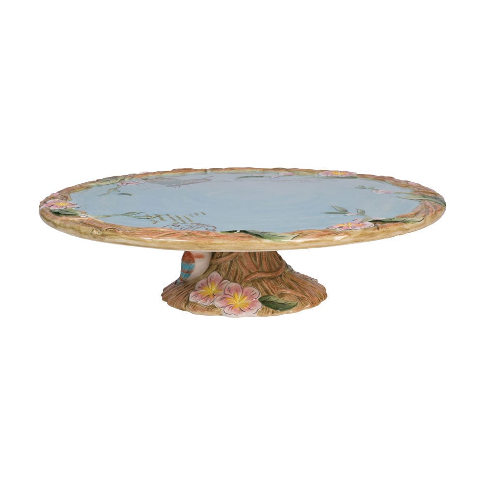 Fitz And Floyd Toulouse Footed Cake Plate 11.25 IN