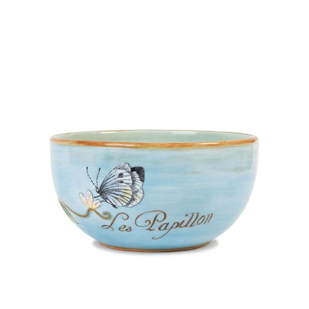 Fitz And Floyd Toulouse Set Of 4 Blue Small Bowls