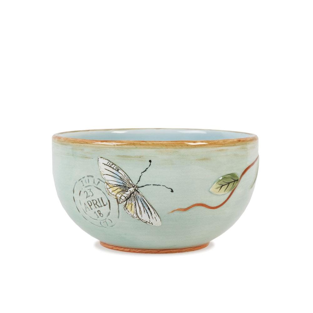 Fitz And Floyd Toulouse Set Of 4 Green Small Bowls