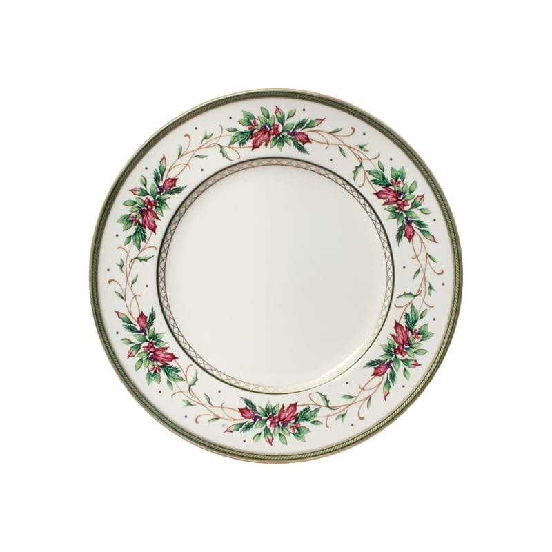 Fitz And Floyd Winter Holiday Dinner Plate