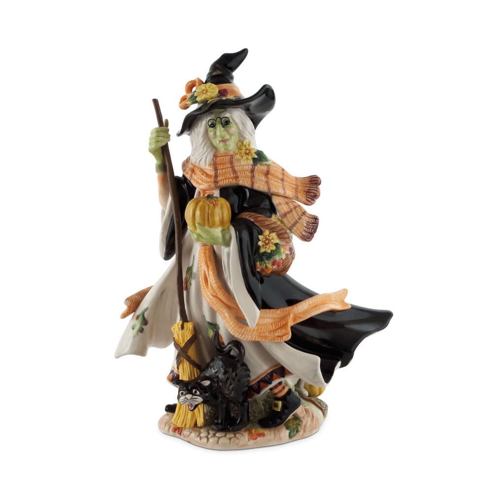 Fitz And Floyd Halloween Harvest Witch Figurine 16.75 IN